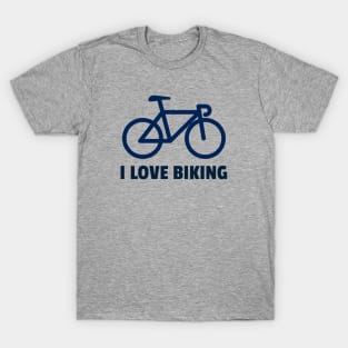 I Love Biking - Biker Gift T-Shirt